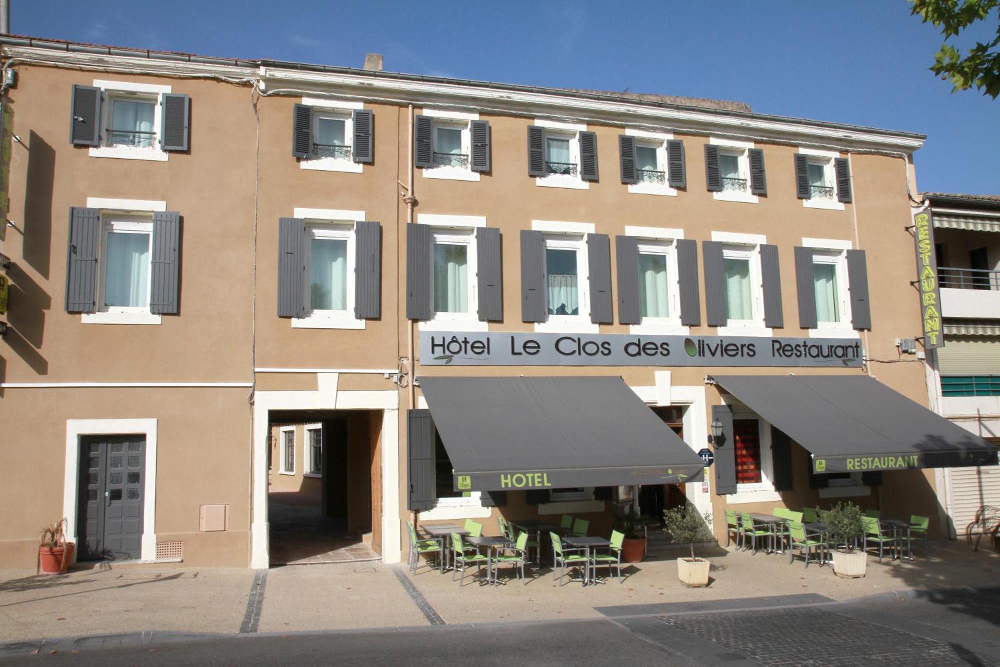 Logis Hotel Le Clos Des Oliviers Bourg-Saint-Andéol Exterior foto